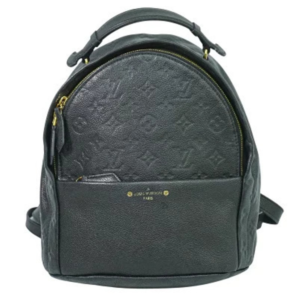 Louis Vuitton LV Sorbonne Monogram Empreinte Leather Backpack Noir Black